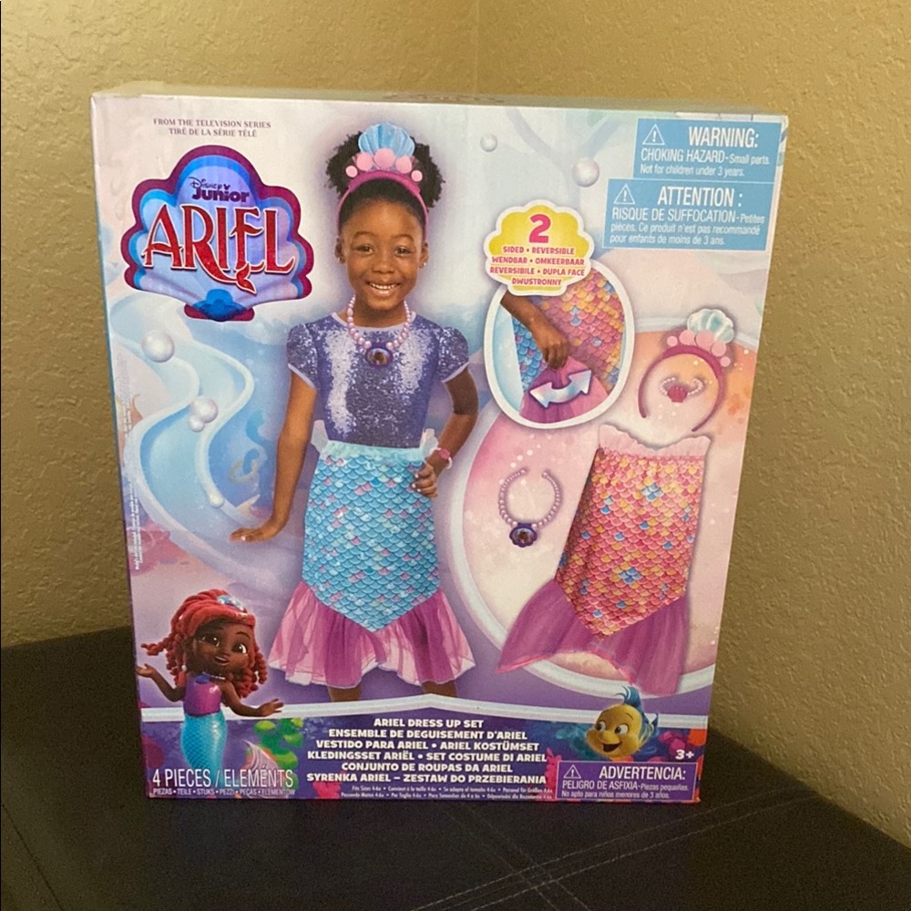 Disney Purple and Blue Mermaid Dress Up with Accessories